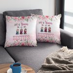 Gepersonaliseerde Better Life Better Bestie Garden Friend Party Kussenhoes Cadeau voor Beste Vriend Slaapkamer Decor