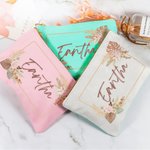 Sac de maquillage personnalisé Bohemla pour mariée Meilleure amie Mariage Cadeau de douche nuptiale