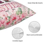Gepersonaliseerde Better Life Better Bestie Garden Friend Party Kussenhoes Cadeau voor Beste Vriend Slaapkamer Decor
