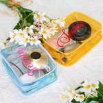 Personalised Clear PVC Make Up Pouch Bag with Zipper for Bridesmaid Bachelorette Party Bridesmaid Proposal Wedding Favor Gift