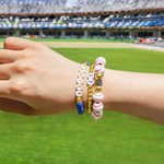 Personalized Baseball Softball Beaded Stretchy Bracelet Earring Set with Name and Number Birthday  Jewelry Gift for Sports Lover