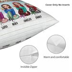 Personalized You Are My Person Bestie Drinking Life Enjoying Natural Scenery Throw Pillow Cover Bestie Gift Idea Home Decoration