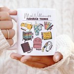 Henkilökohtainen Vintage opettaja muki kahvalla 11oz suosikki opettaja asia arvostavat opettaja lahja koulun loppu lahja opettaja lahja