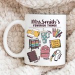 Henkilökohtainen Vintage opettaja muki kahvalla 11oz suosikki opettaja asia arvostavat opettaja lahja koulun loppu lahja opettaja lahja