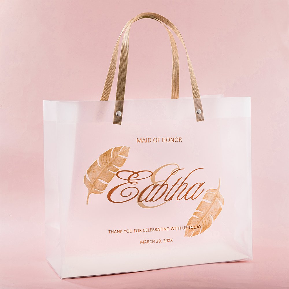 Sac PVC style bohème personnalisé avec nom et date Cadeau pour