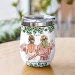 Personnalisé Will You Be My Bridesmaid Eucalyptus Wine Tumbler Bachelorette Party Favor Gift Wedding Gift for Bridesmaid