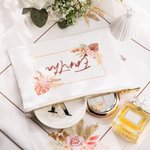 Sac de maquillage personnalisé Bohemla pour mariée Meilleure amie Mariage Cadeau de douche nuptiale