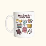 Henkilökohtainen Vintage opettaja muki kahvalla 11oz suosikki opettaja asia arvostavat opettaja lahja koulun loppu lahja opettaja lahja