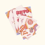 Personalisierte Disco Hochzeit Einladungskarte Set mit Namen und Datum Set von 6 Hochzeit Favor Geschenk