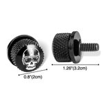 Personalized Stainless Steel Seat Bolt Screw with Pattern or Text Motorcycle Accessories Seat Screw Gift for Motorcycle Enthusiast