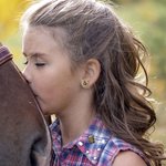 Personalizada herradura Stud Sterling Sliver Pendientes con piedra de nacimiento del corazón y circonio Lucky Joyería Regalo para Chica Mujeres Horse 