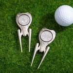 Personalised Embossed Golf Divot Repair Tool with Magnetic Removable Golf Ball Marker Golf Club Holder Birthday Gift for Golf Lovers Dad Husband