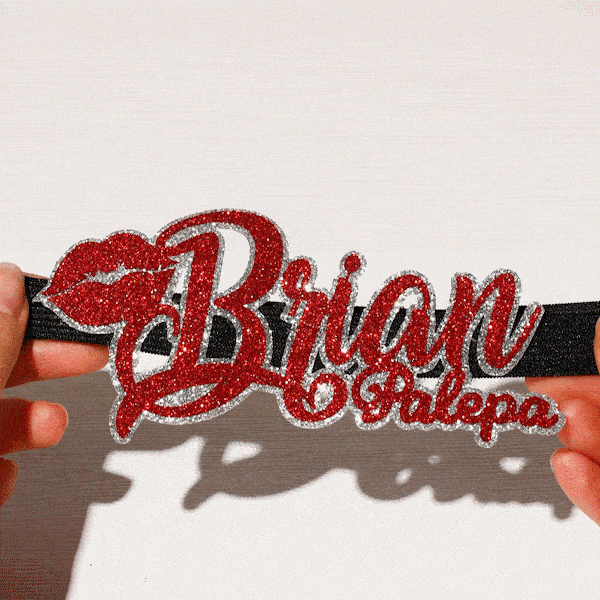 Personalized Glitter Headbands Hair Accessories with Name Gift for Bridesmaid Bachelor Party