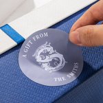 Personalized Monogrammed Gift Tags with Strings Gift Stickers Set of 24 Wedding Christmas Gift