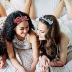 Personalized Glitter Headbands Hair Accessories with Name Gift for Bridesmaid Bachelor Party