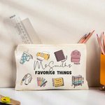 Personalisierte Lehrer Kosmetiktasche mit Name Pencil Pouch Lehrer Notfall-Kit Lehrer Wertschätzung Geschenk Ende der Schule Geschenk