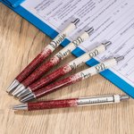 Stylo à Bille Pailleté Style Seringue Personnalisé avec Nom pour Infirmières Étudiants en Soins Infirmiers Enseignants Fournitures Scolaires