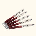 Stylo à Bille Pailleté Style Seringue Personnalisé avec Nom pour Infirmières Étudiants en Soins Infirmiers Enseignants Fournitures Scolaires