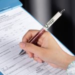 Stylo à Bille Pailleté Style Seringue Personnalisé avec Nom pour Infirmières Étudiants en Soins Infirmiers Enseignants Fournitures Scolaires