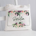 Sac fourre-tout personnalisé Hawaii Bridesmaid avec nom Bachelorette Party Wedding Party Bridesmaid Gift Christmas Birthday Gift