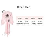 Personlig Hawaii brudtärna blommig morgonrock brudtärna bröllopsmorgonrock med initial brudtärna present till brudfest