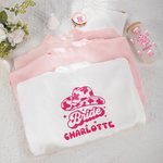 Personalized Bridesmaid Robes Disco Retro Bridal Robe Wedding  Dressing Gown Satin Maid of Honour Gown Bridal Shower Bachelorette Party Gift