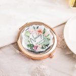 Personalized Will You Be My Bridesmaid Makeup Folded Mirror for Bridesmaid Wedding Bridal Shower Gift