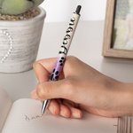 Stylo à bille époxy pailleté rechargeable pour animaux de compagnie, vétérinaire, bureau, fournitures scolaires.