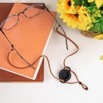 Personalized Glasses Lanyard Adjustable Eyeglasses Sunglasses Strap with AirTag Holder Anti-lost Accessory Gift for Grandparent Children Adventurer