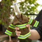 Gepersonaliseerde Miniatuur de Isolatiegiften van de de Fles van het Brandweerjasje Waterflesdekking voor Brandweerman Vader