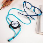 Personalized Glasses Lanyard Adjustable Eyeglasses Sunglasses Strap with AirTag Holder Anti-lost Accessory Gift for Grandparent Children Adventurer