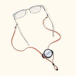 Personalized Glasses Lanyard Adjustable Eyeglasses Sunglasses Strap with AirTag Holder Anti-lost Accessory Gift for Grandparent Children Adventurer