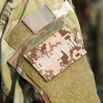 Toppa militare personalizzata Toppa tattica di identificazione da combattimento riflettente con gancio e anello 2in × 3,5in