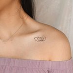 Tatuaggi temporanei personalizzati minimalisti con design orecchie di cane set di 15 regalo ideale per compleanni per amanti degli animali
