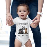 Personalised Dog and Cat Design Cotton Soft Short Sleeve Baby Onesie Baby Shower Birthday Christmas Gift for Baby