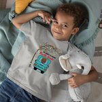 Personalisierte Ich bin bereit, Truck Design Kid T-shirt ersten Tag in der Schule zurück zu Schule Geschenk zerquetschen