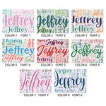 Personalized Soft Flannel Name Family Blanket Word Cloud Art Design Blanket