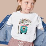 Personalisierte Ich bin bereit, Truck Design Kid T-shirt ersten Tag in der Schule zurück zu Schule Geschenk zerquetschen