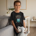 Gepersonaliseerde vrachtwagen met kindernaam hier kom ik T-shirt voor kleuterschool basisschool terug naar school Gift