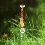 Personalisierte Regenbogenbrücke Perlen Garten Säule Geschenk für Tierliebhaber Pet Memorial