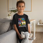 Personalisierte Schulbus Ich bin bereit mit Kind Name T-shirt zurück zu Schule Geschenk ersten Tag der Schule Outfit für Jungen oder Mädchen
