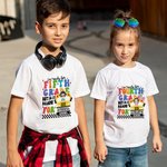 Personalisierte Schulbus Ich bin bereit mit Kind Name T-shirt zurück zu Schule Geschenk ersten Tag der Schule Outfit für Jungen oder Mädchen