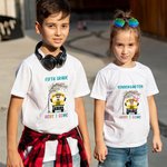 Maglietta personalizzata Here I Come School Bus Kid Ritorno a scuola Primo giorno di scuola Regalo di celebrazione per ragazzo ragazza