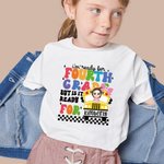 Personalisierte Schulbus Ich bin bereit mit Kind Name T-shirt zurück zu Schule Geschenk ersten Tag der Schule Outfit für Jungen oder Mädchen