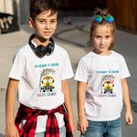 Personalized I Am Ready to Crush School Bus Kid T-shirt Back to School First Day of School Celebration Gift for Boy Girl