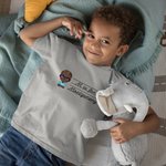 Personalisierte Kinder niedlichen Charakter T-Shirt mit Namen ersten lustigen Zitat Design Shirt zurück zur Schule ersten Tag in der Schule Geschenk für Kind