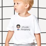 Personalisierte Kinder niedlichen Charakter T-Shirt mit Namen ersten lustigen Zitat Design Shirt zurück zur Schule ersten Tag in der Schule Geschenk für Kind