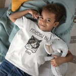 Henkilökohtainen koira ja kissa suunnittelu t-paita Baby Shower syntymäpäivä joululahja vauvalle