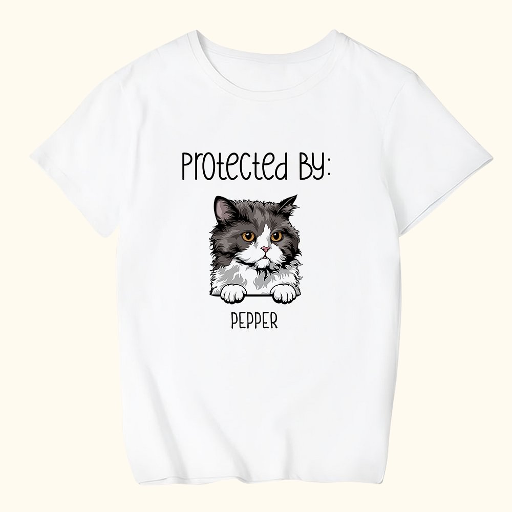 T-Shirt personnalisé avec motif chien et chat Baby Shower Birthday Christmas Gift for Baby