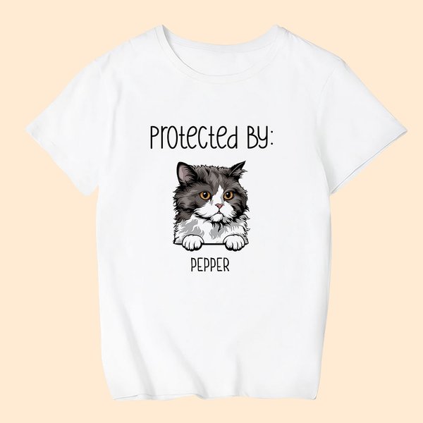 T-Shirt personnalisé avec motif chien et chat Baby Shower Birthday Christmas Gift for Baby